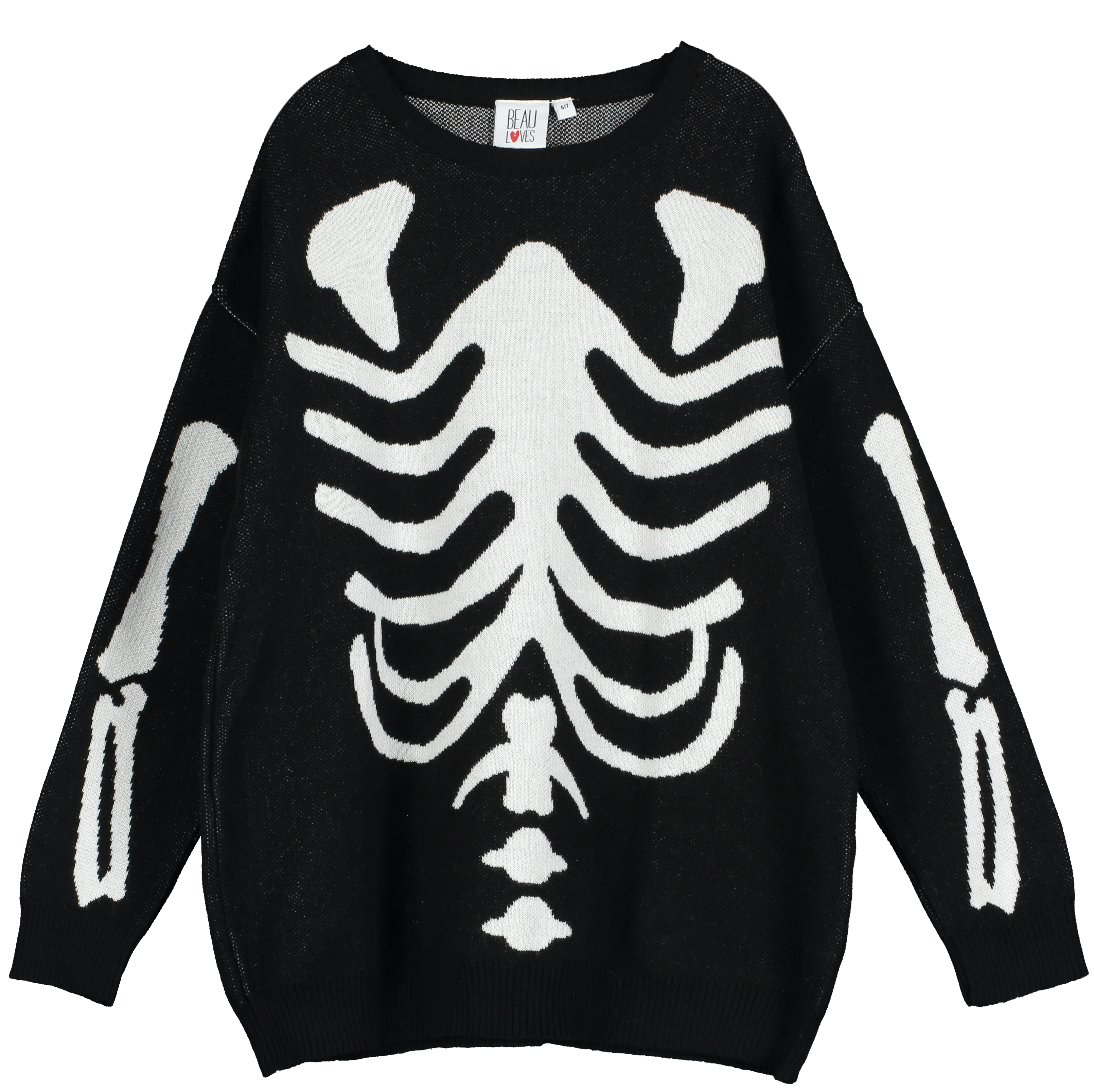                                                                                                                       Knit Tracked Suit Sweater - Skeleton